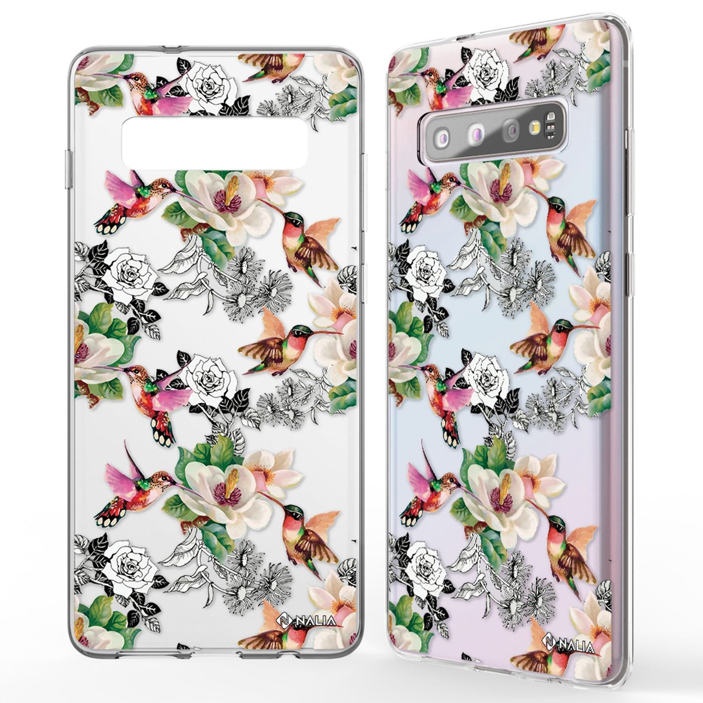 NALIA Handy Hülle für Samsung Galaxy S10, Slim Silikon Hülle Motiv Case Cover