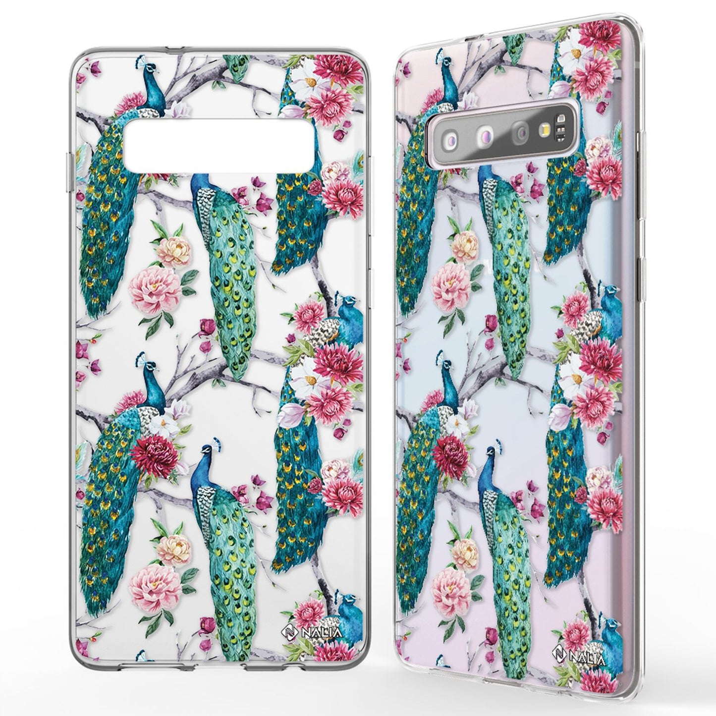 NALIA Handy Hülle für Samsung Galaxy S10, Slim Silikon Hülle Motiv Case Cover