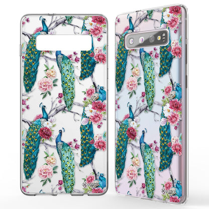 NALIA Handy Hülle für Samsung Galaxy S10, Slim Silikon Hülle Motiv Case Cover