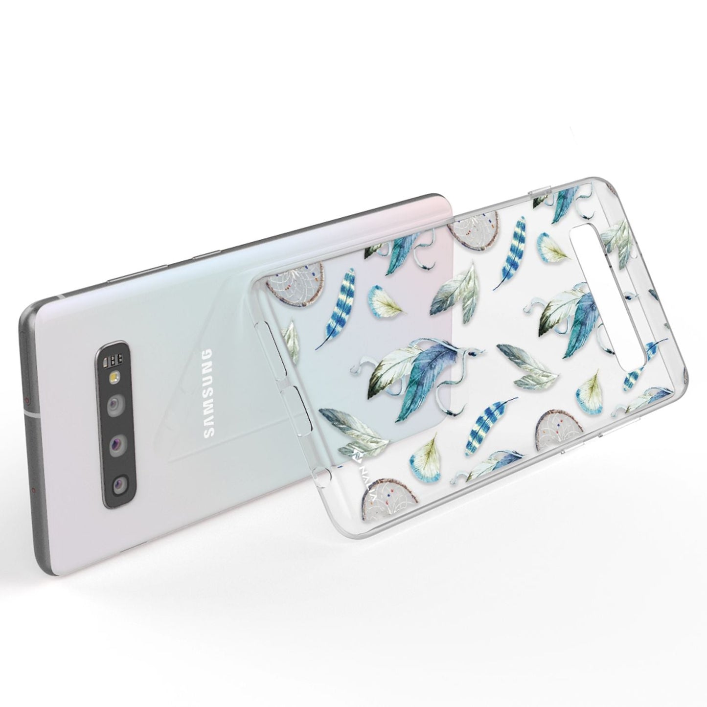 NALIA Handy Hülle für Samsung Galaxy S10, Slim Silikon Hülle Motiv Case Cover
