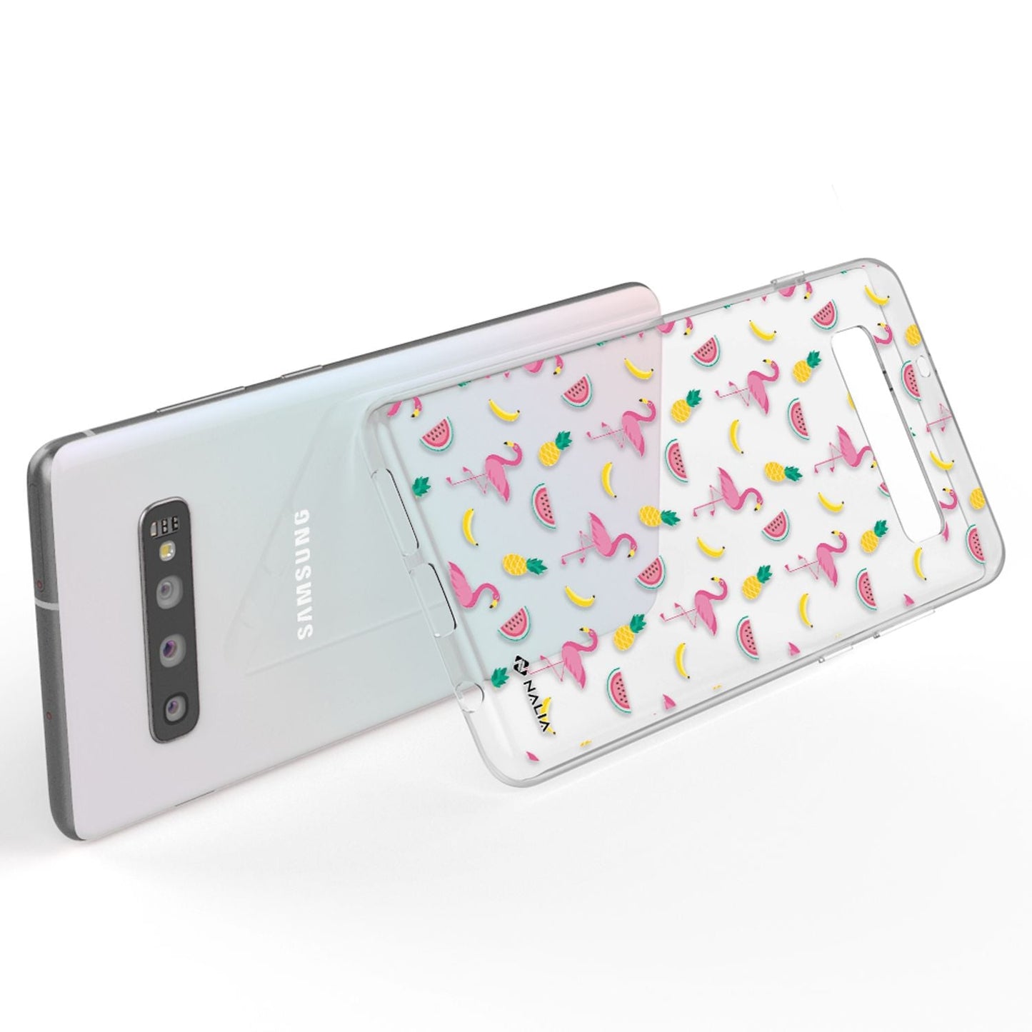 NALIA Handy Hülle für Samsung Galaxy S10, Slim Silikon Hülle Motiv Case Cover