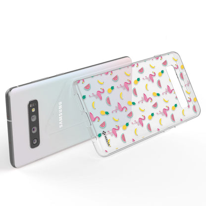 NALIA Handy Hülle für Samsung Galaxy S10, Slim Silikon Hülle Motiv Case Cover