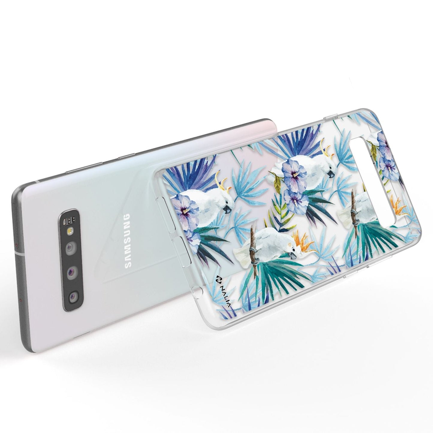 NALIA Handy Hülle für Samsung Galaxy S10, Slim Silikon Hülle Motiv Case Cover
