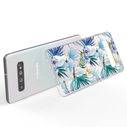 NALIA Handy Hülle für Samsung Galaxy S10, Slim Silikon Hülle Motiv Case Cover