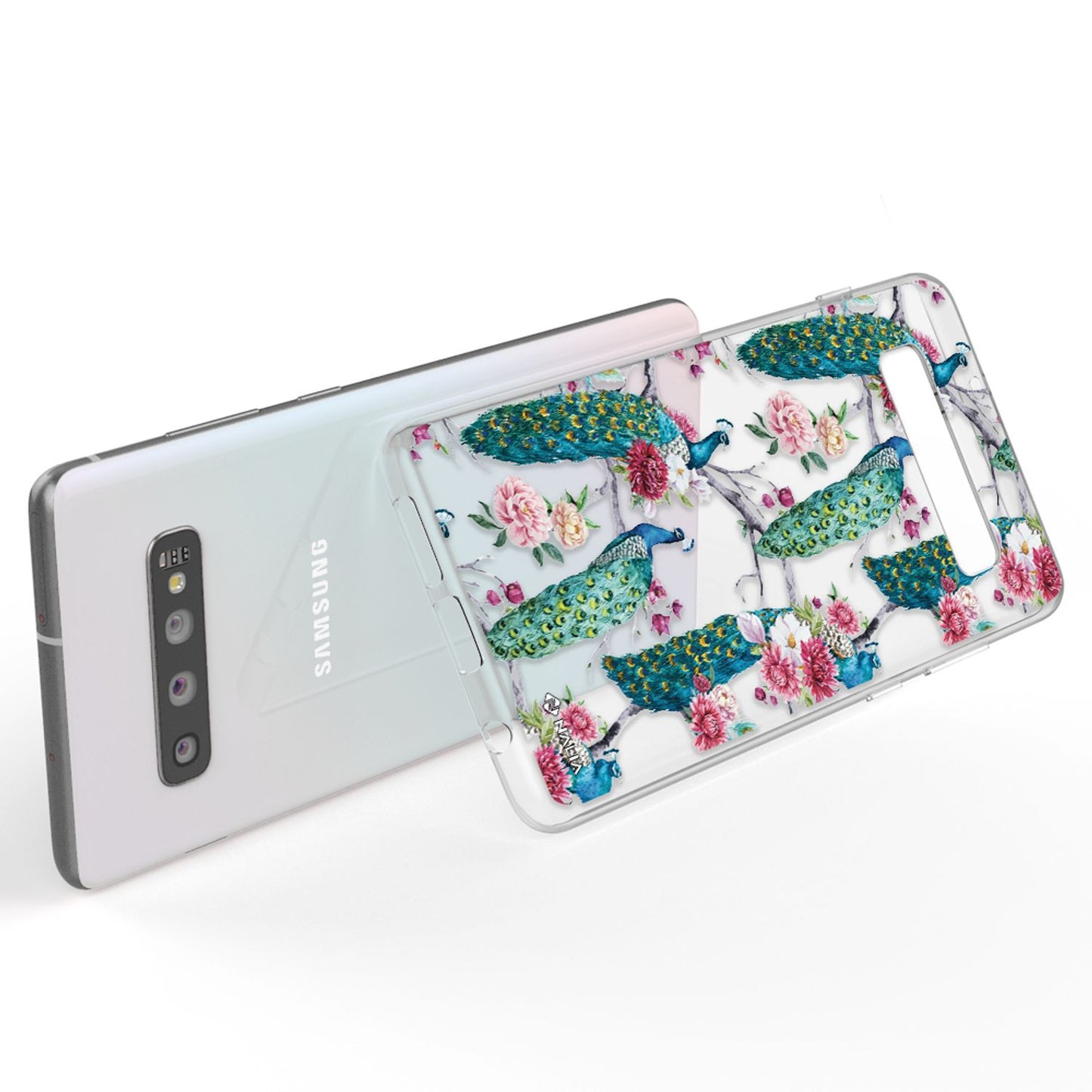 NALIA Handy Hülle für Samsung Galaxy S10, Slim Silikon Hülle Motiv Case Cover