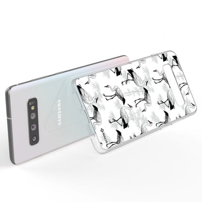 NALIA Handy Hülle für Samsung Galaxy S10, Slim Silikon Hülle Motiv Case Cover