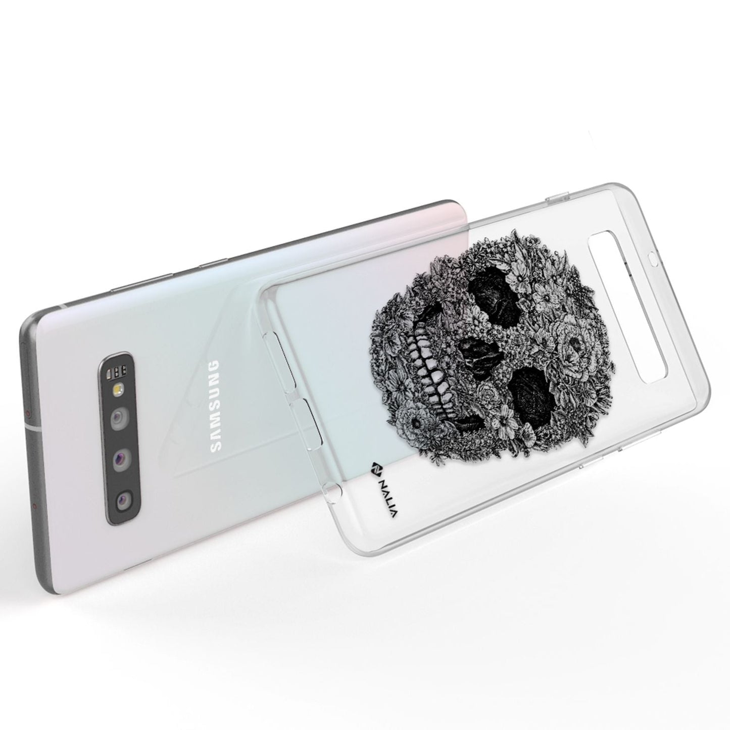 NALIA Handy Hülle für Samsung Galaxy S10, Slim Silikon Hülle Motiv Case Cover