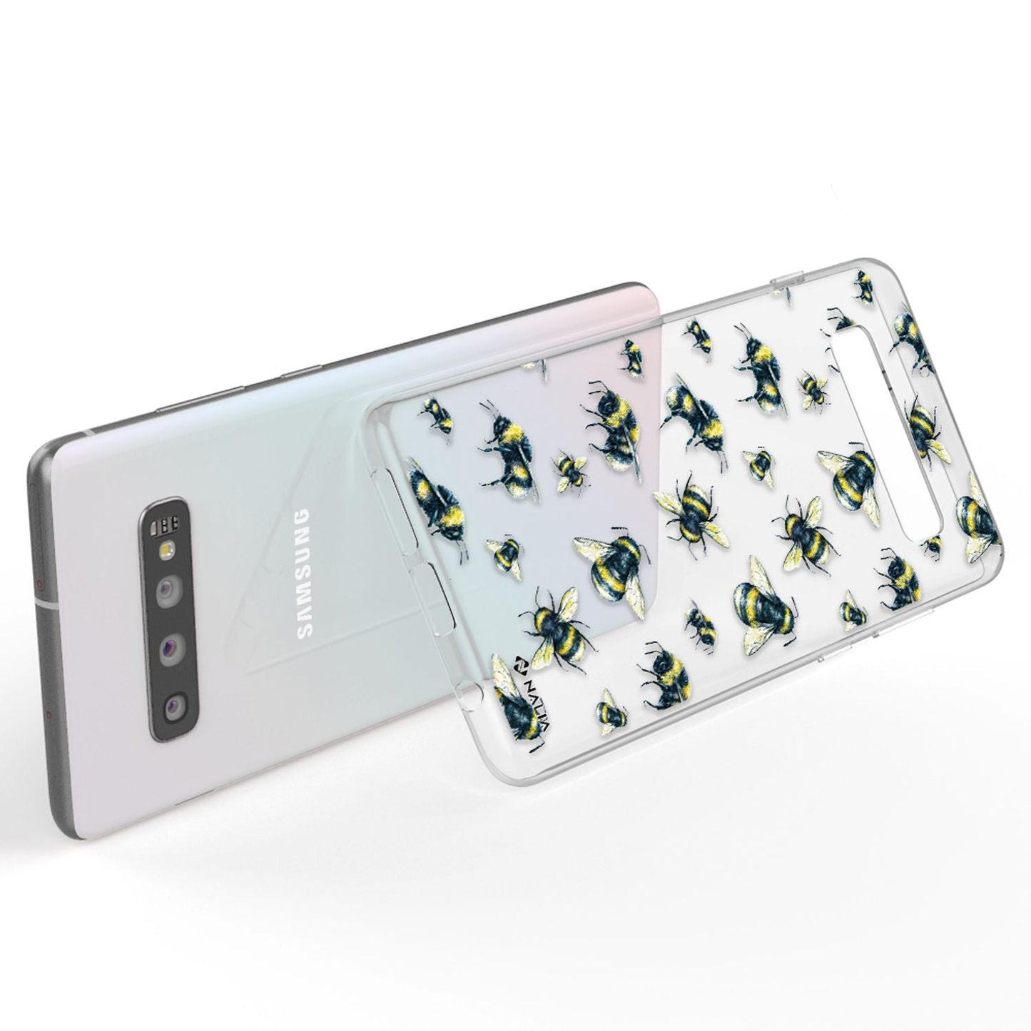 NALIA Handy Hülle für Samsung Galaxy S10, Slim Silikon Hülle Motiv Case Cover