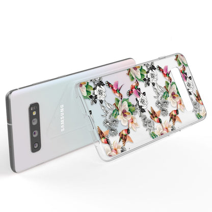 NALIA Handy Hülle für Samsung Galaxy S10, Slim Silikon Hülle Motiv Case Cover