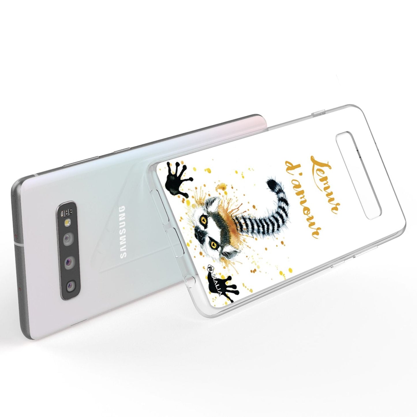 NALIA Handy Hülle für Samsung Galaxy S10, Slim Silikon Hülle Motiv Case Cover