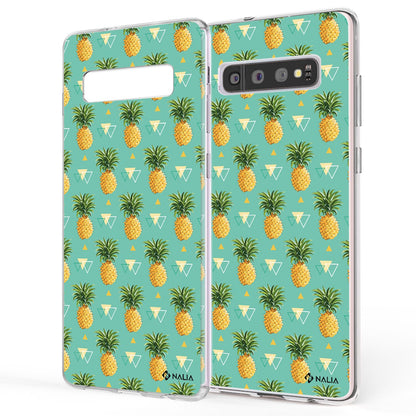 NALIA Handy Hülle für Samsung Galaxy S10, Slim Silikon Hülle Motiv Case Cover