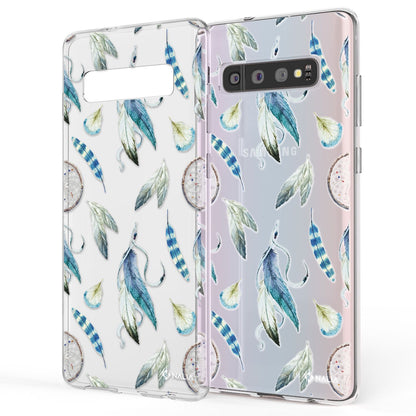 NALIA Handy Hülle für Samsung Galaxy S10, Slim Silikon Hülle Motiv Case Cover