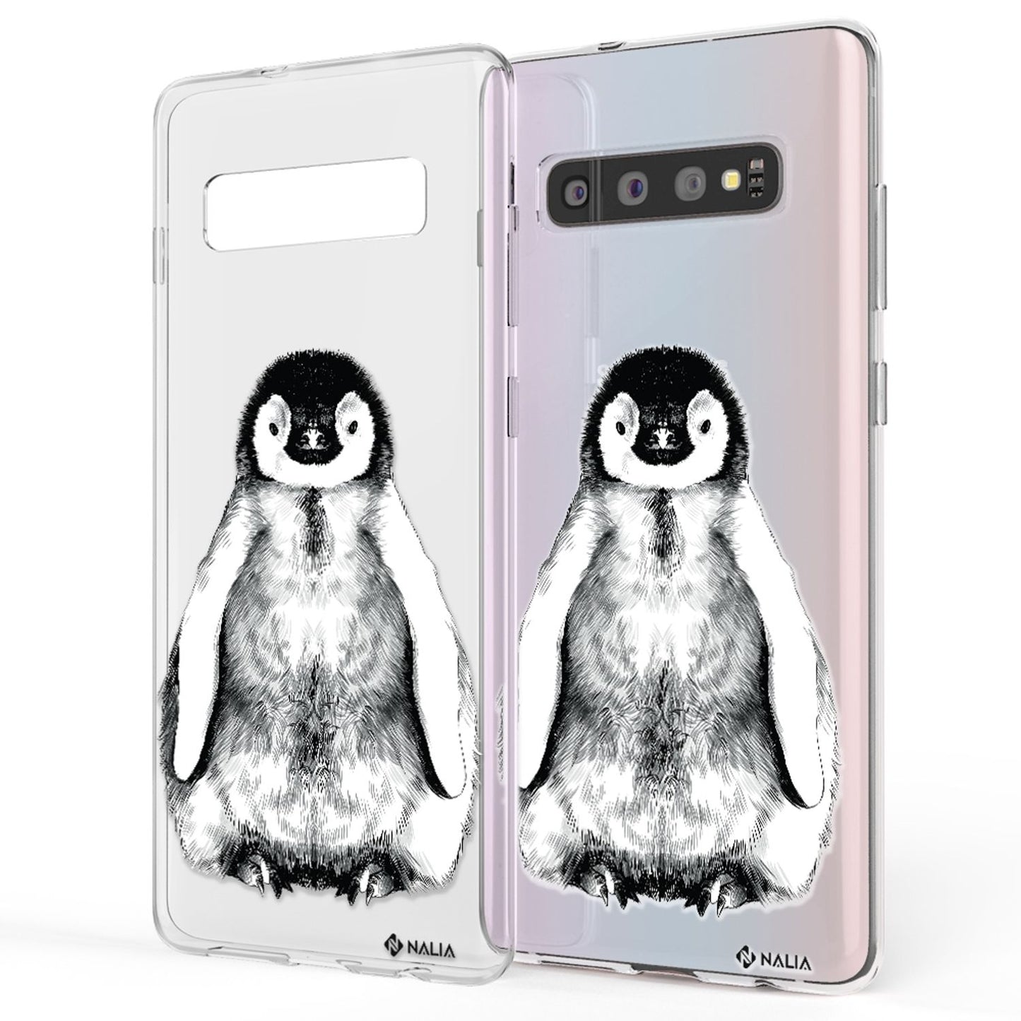 NALIA Handy Hülle für Samsung Galaxy S10, Slim Silikon Hülle Motiv Case Cover