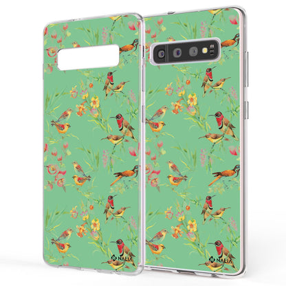 NALIA Handy Hülle für Samsung Galaxy S10, Slim Silikon Hülle Motiv Case Cover