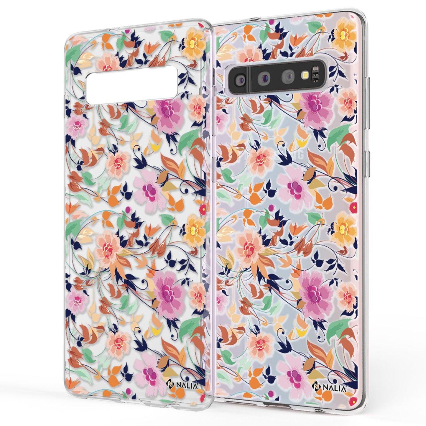 NALIA Handy Hülle für Samsung Galaxy S10, Slim Silikon Hülle Motiv Case Cover