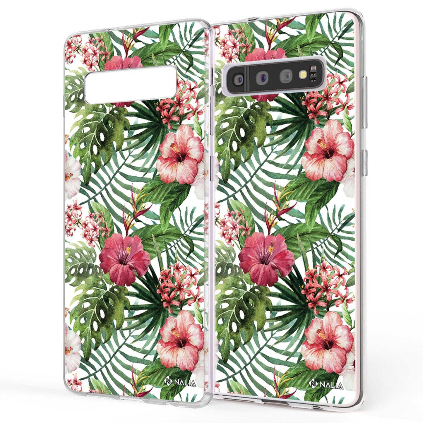 NALIA Handy Hülle für Samsung Galaxy S10, Slim Silikon Hülle Motiv Case Cover