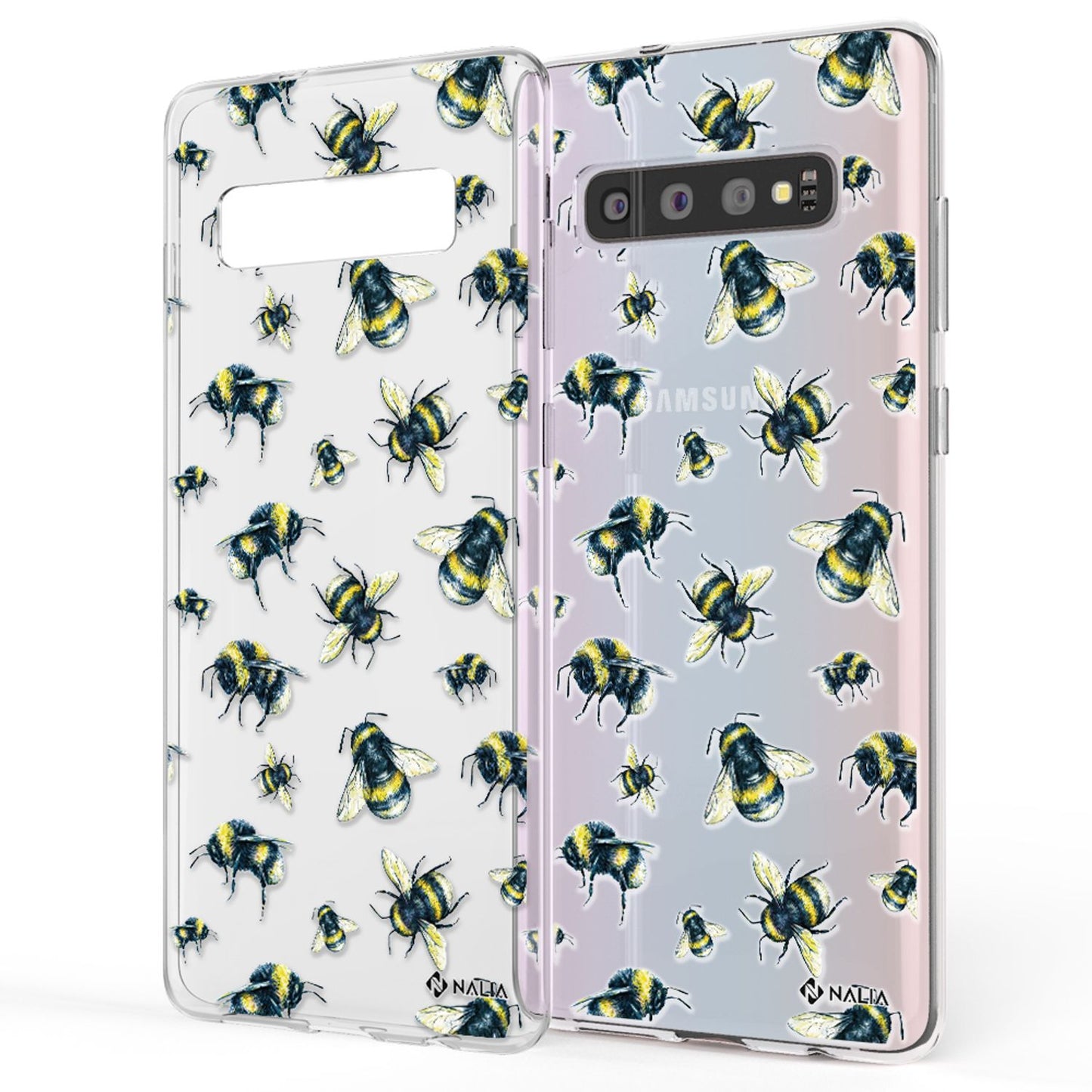 NALIA Handy Hülle für Samsung Galaxy S10, Slim Silikon Hülle Motiv Case Cover