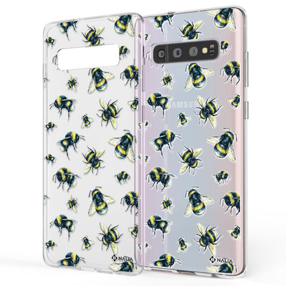 NALIA Handy Hülle für Samsung Galaxy S10, Slim Silikon Hülle Motiv Case Cover