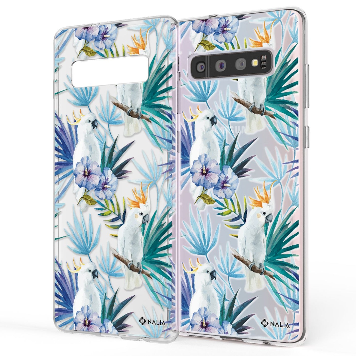NALIA Handy Hülle für Samsung Galaxy S10, Slim Silikon Hülle Motiv Case Cover