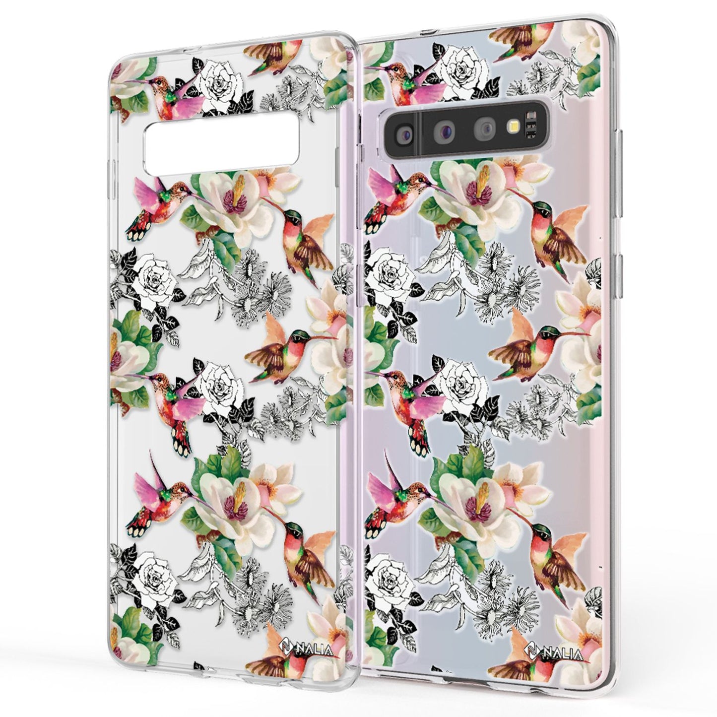 NALIA Handy Hülle für Samsung Galaxy S10, Slim Silikon Hülle Motiv Case Cover