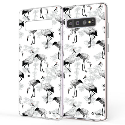 NALIA Handy Hülle für Samsung Galaxy S10, Slim Silikon Hülle Motiv Case Cover