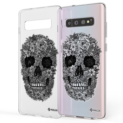 NALIA Handy Hülle für Samsung Galaxy S10, Slim Silikon Hülle Motiv Case Cover