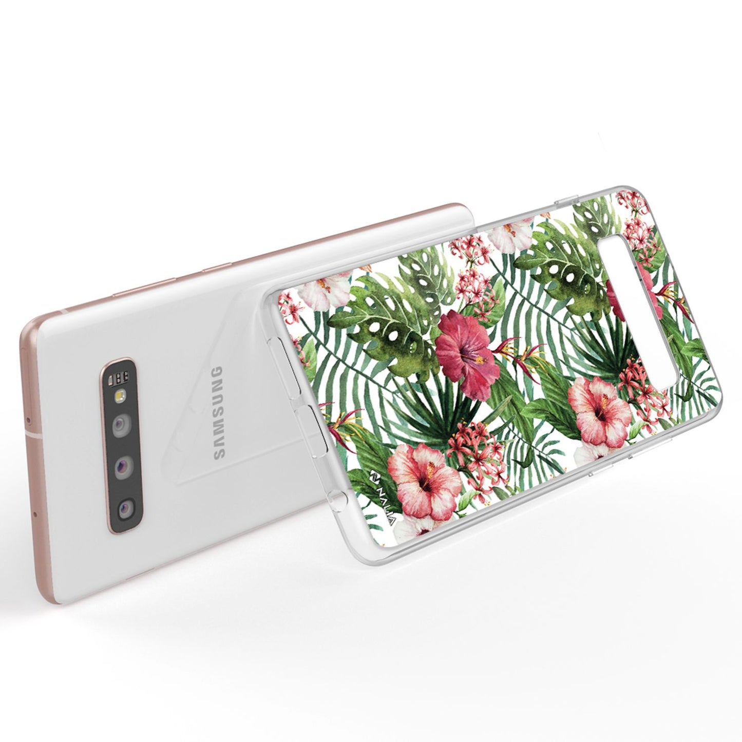 NALIA Handyhülle kompatibel mit Samsung Galaxy S10 Plus, Slim Silikon Hülle Motiv Case Cover Crystal Schutzhülle Durchsichtig Etui Handy-Tasche Backcover Transparent Bumper