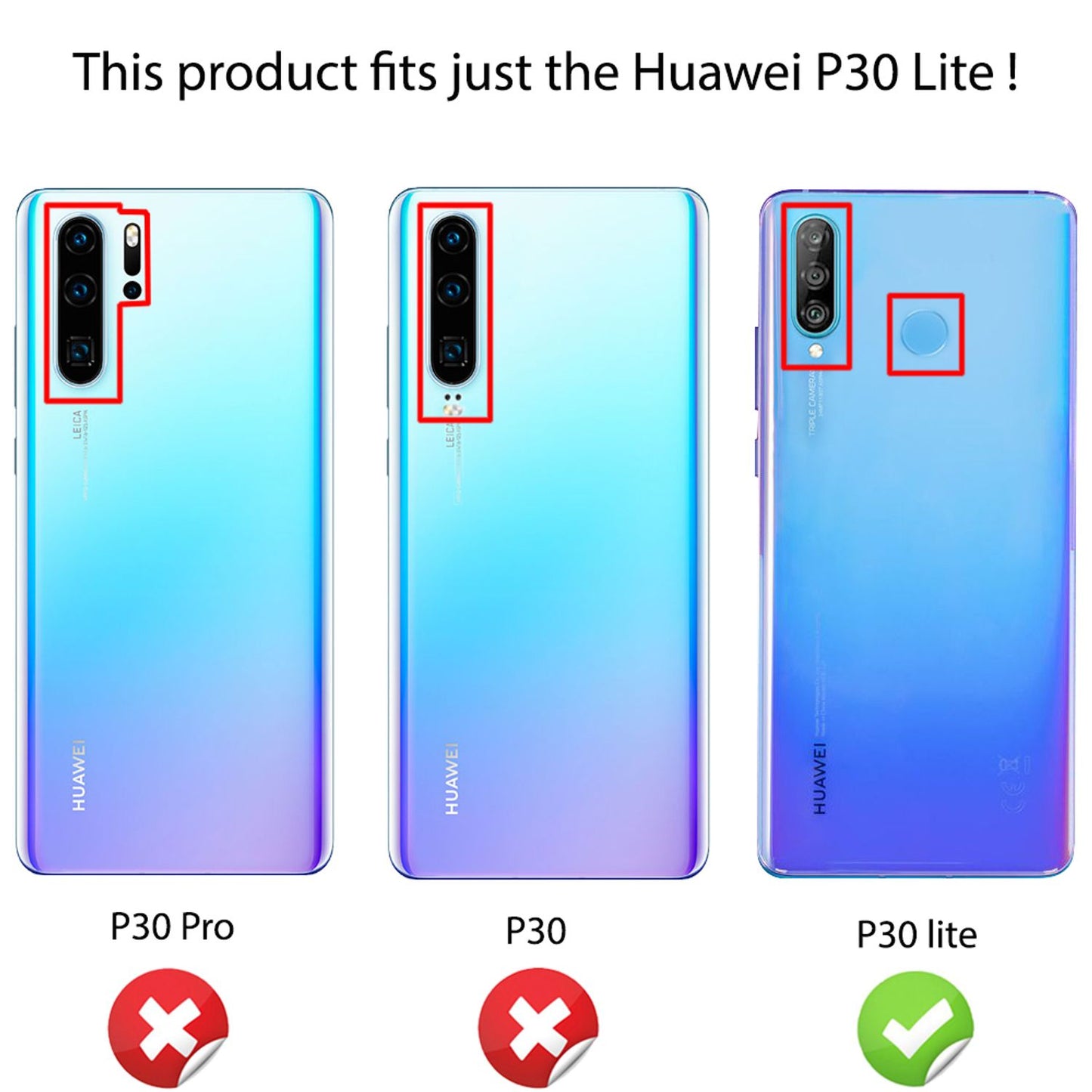 NALIA Ring Hülle kompatibel mit Huawei P30 Lite, Magnetische Silikon Handyhülle für KFZ-Halterung 360-Grad Finger-Halter, Dünnes Kickstand Cover Schutzhülle Ständer Case Slim Etui Bumper - Schwarz