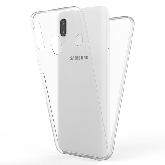 NALIA 360° Hülle für Samsung Galaxy A20e – Vorne & Hinten Schutz – 360GUARD (Full-Body Case) – Marke aus Berlin