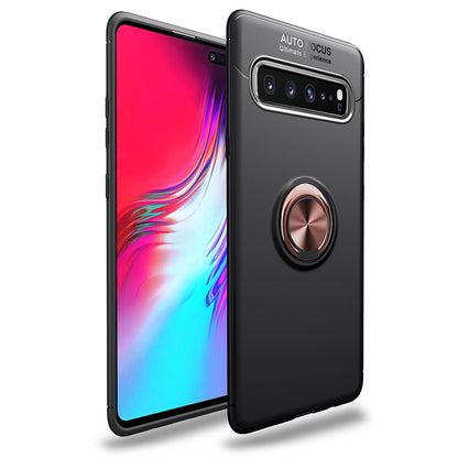 NALIA Ring Hülle kompatibel mit Samsung Galaxy S10 5G, Silikon Handyhülle mit 360 Grad Finger-Halter für magnetische KFZ-Halterung, Schutzhülle Cover Phone Case Handy-Tasche Etui