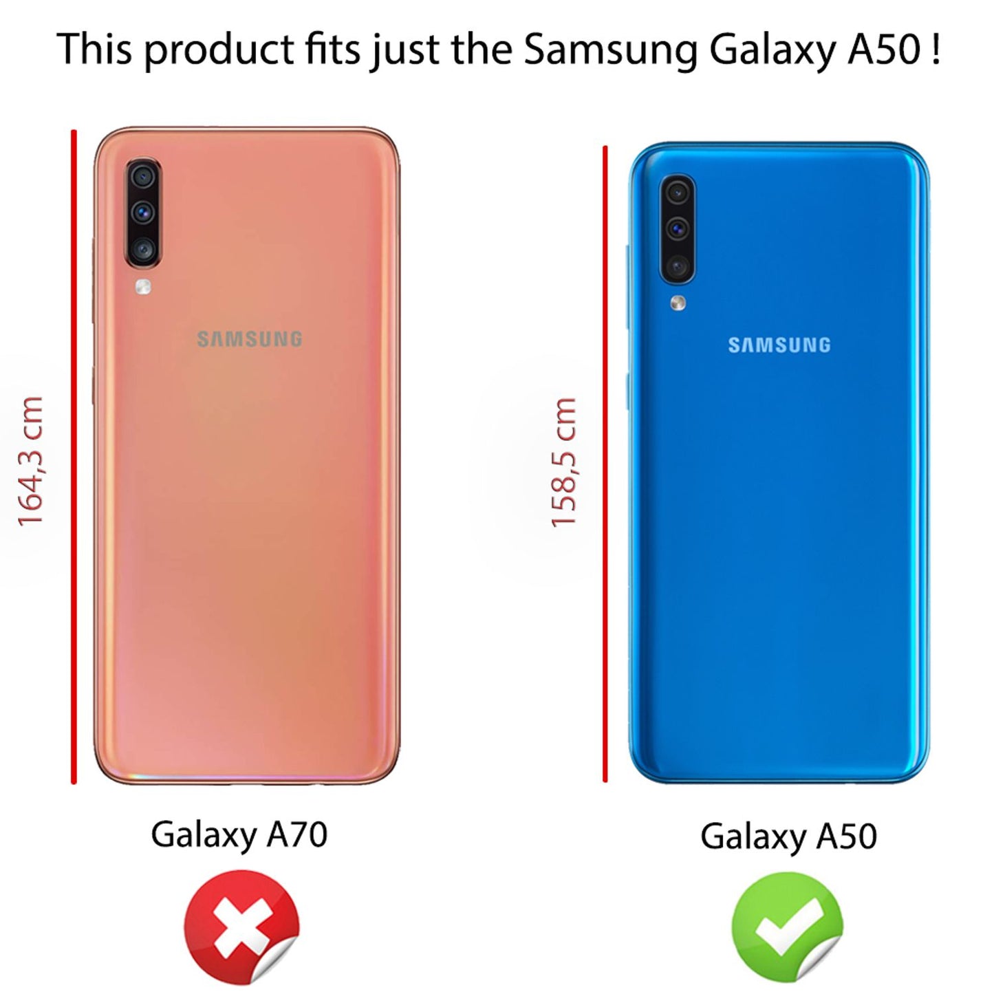 NALIA Ring Hülle kompatibel mit Samsung Galaxy A50, Silikon Handyhülle mit 360 Grad Finger-Halter für magnetische KFZ-Halterung, Schutzhülle Cover Phone Case Handy-Tasche Etui