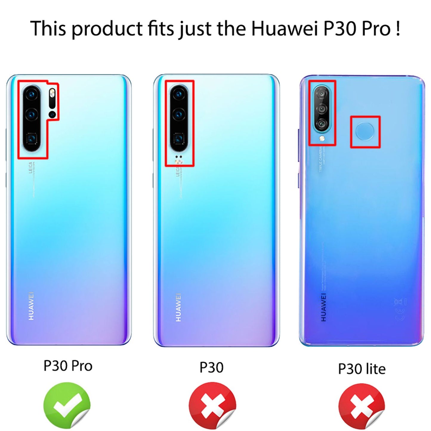 NALIA 360 Grad Handyhülle kompatibel mit Huawei P30 Pro, Dünne Full-Body Silikon Hülle Rundum Cover Case, Ultra-Slim Schutzhülle Handy-Tasche, Phone Komplett-Schutz & Displayschutz