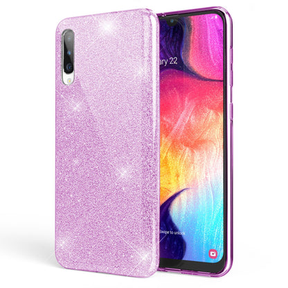 NALIA Glitzer Hülle kompatibel mit Samsung Galaxy A70, Diamant Schutzhülle Glitter Case Bling Cover Silikon Handyhülle Dünn, Ultra-Slim Phone Backcover Handy-Tasche Diamond Bumper Etui