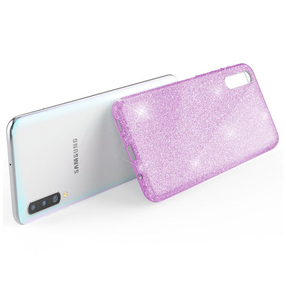 NALIA Glitzer Hülle kompatibel mit Samsung Galaxy A70, Diamant Schutzhülle Glitter Case Bling Cover Silikon Handyhülle Dünn, Ultra-Slim Phone Backcover Handy-Tasche Diamond Bumper Etui