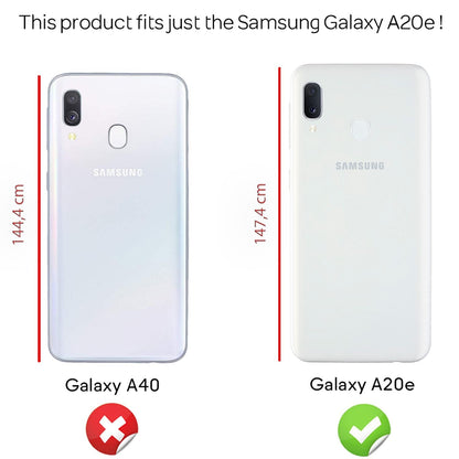 NALIA Ring Hülle kompatibel mit Samsung Galaxy A20e, Stoßfeste Handyhülle für magnetische KFZ-Halterung mit 360 Grad Finger-Halter, Schutzhülle mit Silikon Cover & Hardcase Bumper