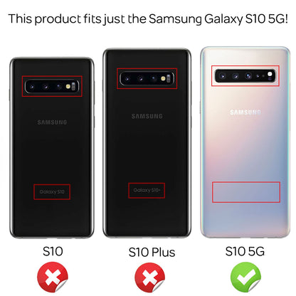 NALIA Panzerhülle für Samsung Galaxy S10 5G – Ring-Ständer 360° & Magnet-Halterung Kompatibel – RINGDEFEND (Stoßfestes Outdoor Case) – Marke aus Berlin