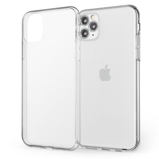 NALIA Transparente Silikonhülle für iPhone 11 Pro – Anti-Gelb & Rutschfest – GLAZE (Handyhülle Kristallklar, Schlank & Stoßfest) – Marke aus Berlin