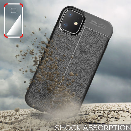 NALIA Leder-Optik Silikon Case für iPhone 11 – Griffig & Matt – BARRON Handyhülle (Anti-Fingerprint, Stoßfest & Robust) – Marke aus Berlin