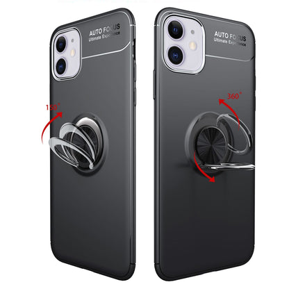 NALIA Ring Hülle kompatibel mit iPhone 11, Silikon Handyhülle mit 360 Grad Finger-Halter für magnetische KFZ-Halterung, Schutzhülle Cover Phone Case Handy-Tasche Etui Bumper