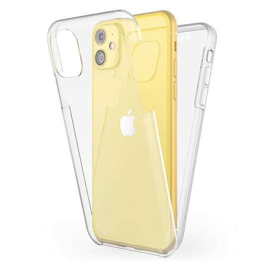 NALIA Handy Hülle für iPhone 11, Full-Cover Schutz Case Cover Tasche Bumper