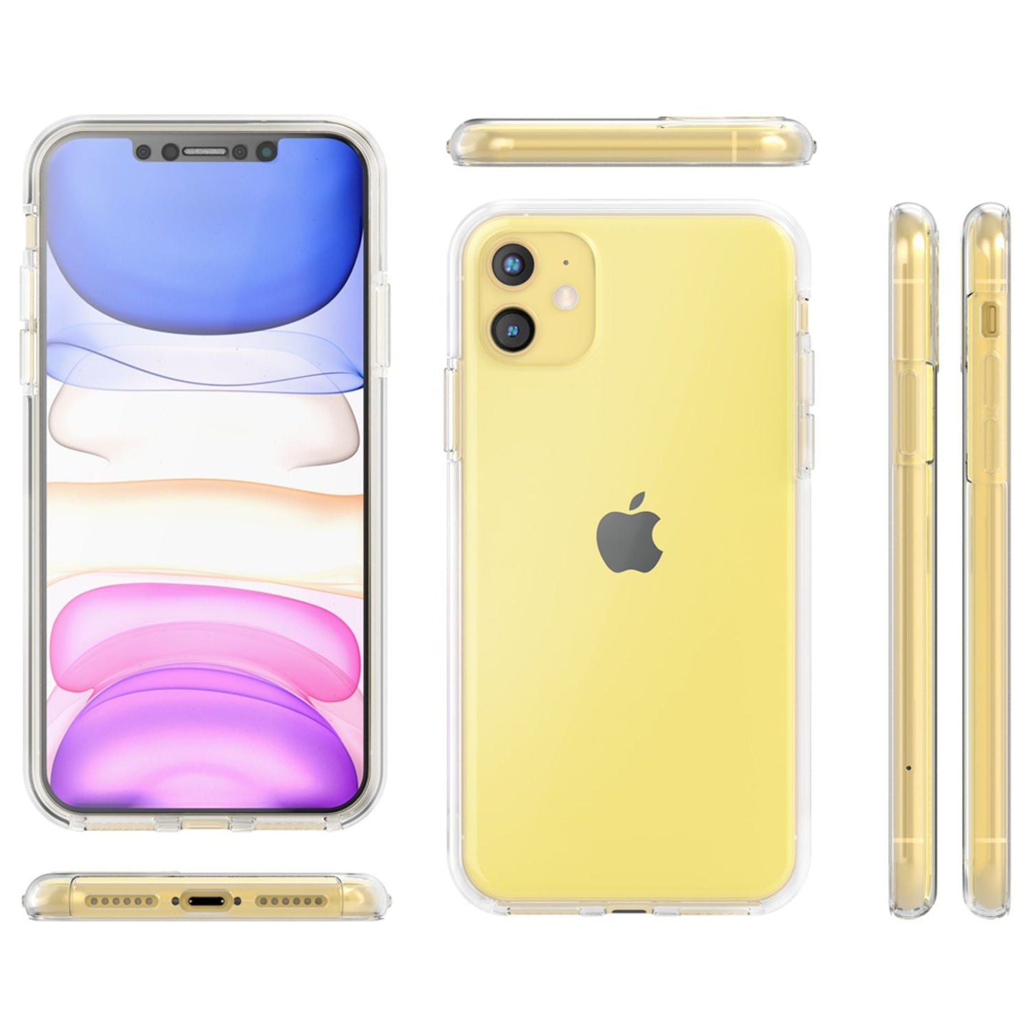 NALIA 360° Hülle für iPhone 11 – Vorne & Hinten Schutz – 360GUARD (Full-Body Case) – Marke aus Berlin