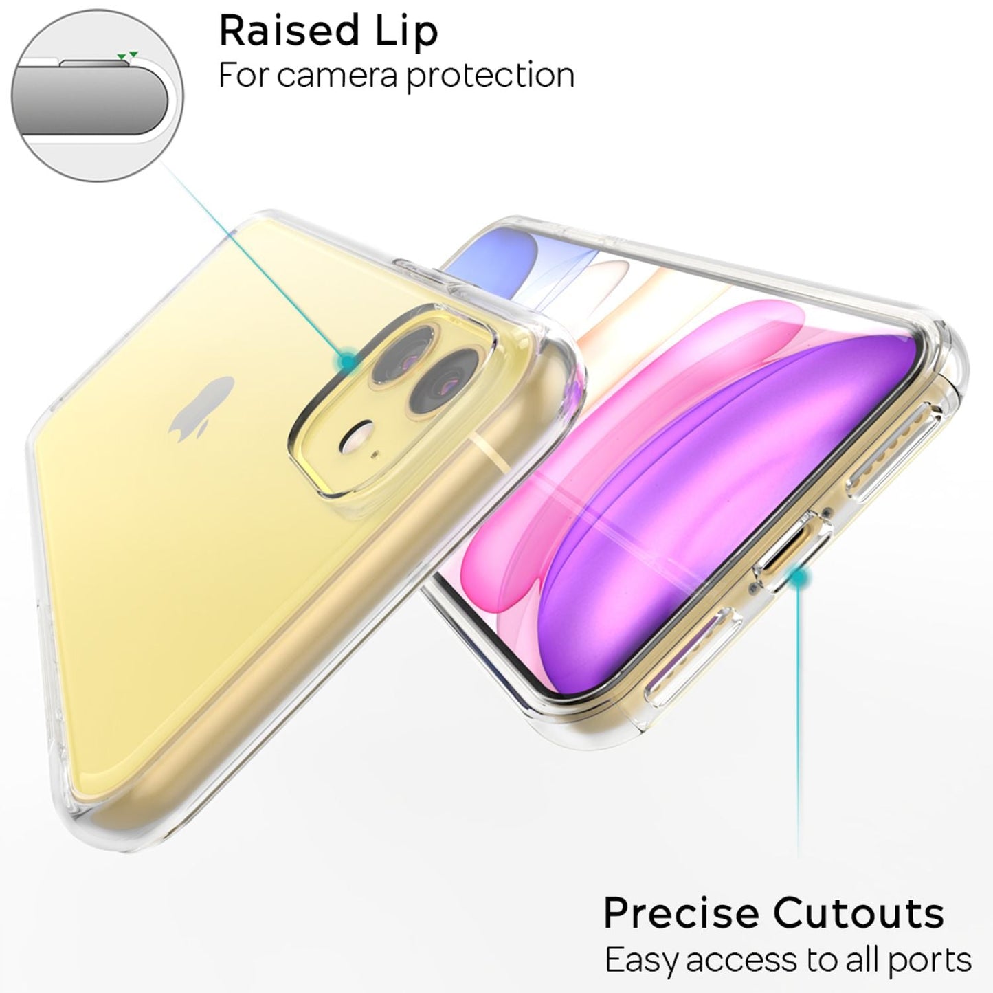 NALIA 360° Hülle für iPhone 11 – Vorne & Hinten Schutz – 360GUARD (Full-Body Case) – Marke aus Berlin