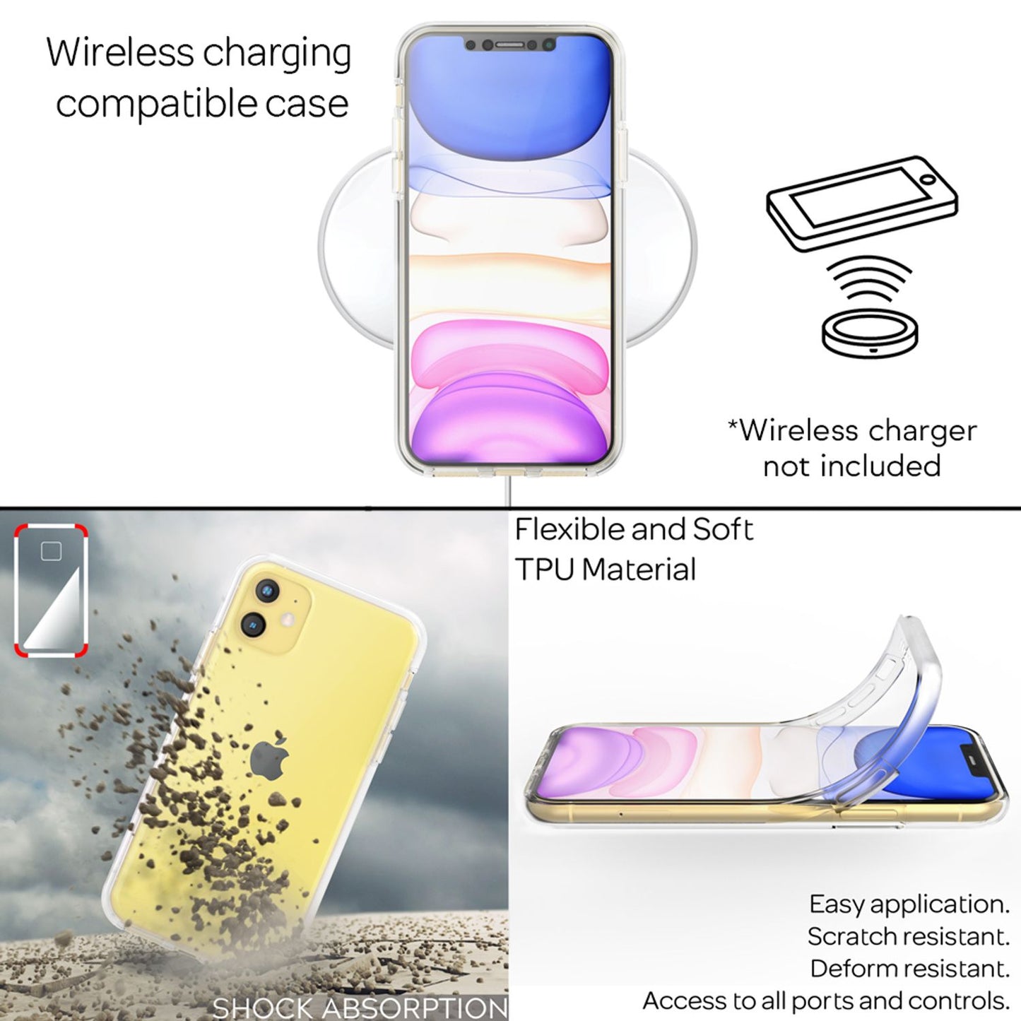 NALIA 360° Hülle für iPhone 11 – Vorne & Hinten Schutz – 360GUARD (Full-Body Case) – Marke aus Berlin