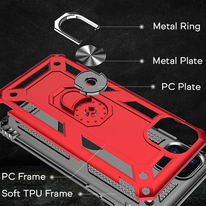 NALIA Panzerhülle für iPhone 11 – Ring-Ständer 360° & Magnet-Halterung Kompatibel – RINGDEFEND (Stoßfestes Outdoor Case) – Marke aus Berlin