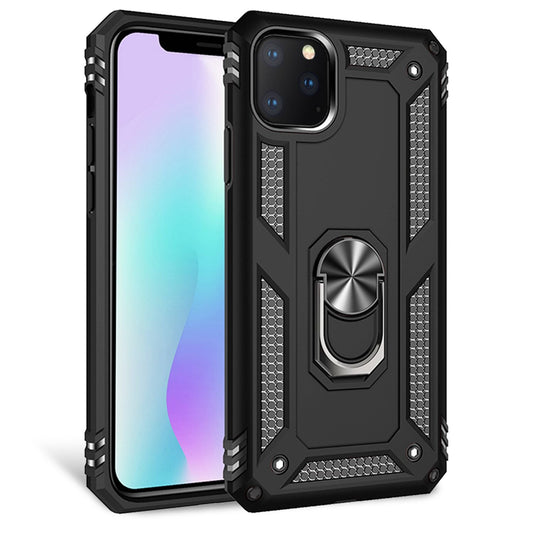 NALIA Panzerhülle für iPhone 11 Pro Max – Ring-Ständer 360° & Magnet-Halterung Kompatibel – RINGDEFEND (Stoßfestes Outdoor Case) – Marke aus Berlin