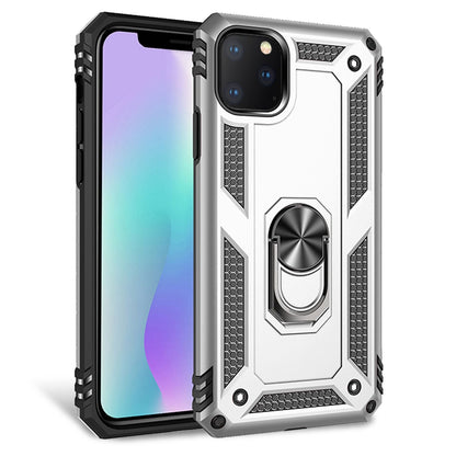 NALIA Panzerhülle für iPhone 11 Pro Max – Ring-Ständer 360° & Magnet-Halterung Kompatibel – RINGDEFEND (Stoßfestes Outdoor Case) – Marke aus Berlin