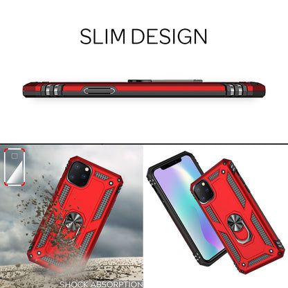 NALIA Panzerhülle für iPhone 11 Pro – Ring-Ständer 360° & Magnet-Halterung Kompatibel – RINGDEFEND (Stoßfestes Outdoor Case) – Marke aus Berlin