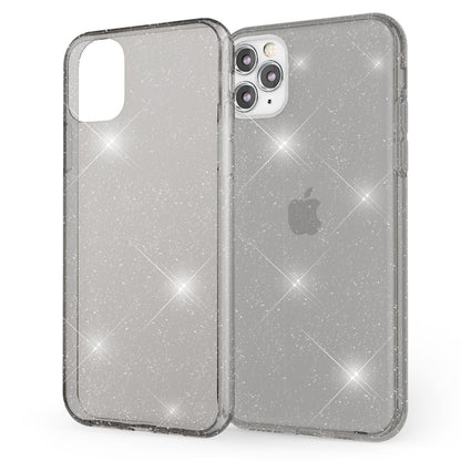 NALIA Glitzerhülle für iPhone 11 Pro Max – Funkelndes Silikon Case – DAZZLIN (Transparent & Stoßfest) – Marke aus Berlin