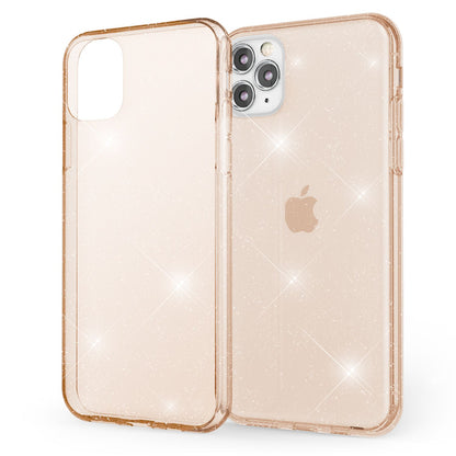 NALIA Glitzerhülle für iPhone 11 Pro – Funkelndes Silikon Case – DAZZLIN (Transparent & Stoßfest) – Marke aus Berlin