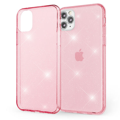 NALIA Glitzerhülle für iPhone 11 Pro – Funkelndes Silikon Case – DAZZLIN (Transparent & Stoßfest) – Marke aus Berlin